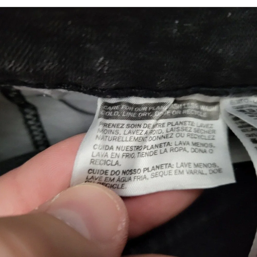 Levi's 541 Athletic Taper Jeans Mens 38x30 Faded Black Gray Stretch Denim 540196